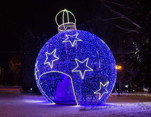 Новогодний декор в Воронеже